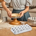 thumbnail image 1 of Reusable Egg Carton with Secure Lid 18 Grid Stackable Fridge Organizer Tray for Kitchen Restaurant and Camping Storage, 1 of 3