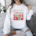 thumbnail image 1 of Cookie Crew Holiday Matching Family Christmas Baking Fun Sweatshirt, up to size 5XL, 1 of 2