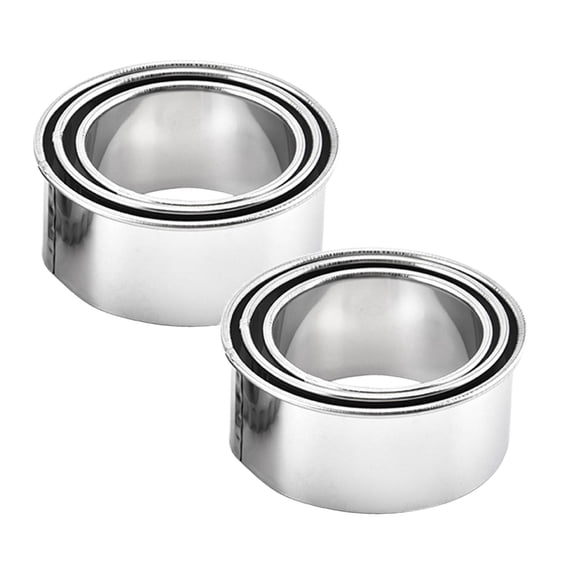 Cookie Cutter 3Pcs Baking For Cooking Steel Stainless Cutters Dumpling Molds Kitchen,Dining Bar
