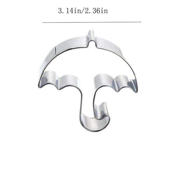 Cookie Cutter Assorted Cookie Cutters Kids baking activities Stainless Triangular Umbrella Cutter Five Pointed Star Circular Fondant Cookie Circular Sun.