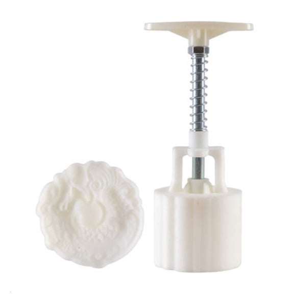 Cookie Cutter Moon Cake Mould Exquisite Pattern Style DIY Cake Decoration Plastic Chinese Dragon Shape Home Baking Gift