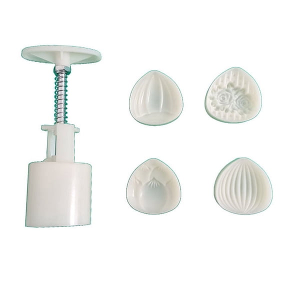 Cookie Cutter Moon Cake Mould with Stamps Mid Autumn Festival DIY Decoration Mid Autumn Festival Thickness Adjustable