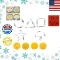 thumbnail image 1 of Cookie Cutter Set – 4 Shapes (Star, Triangle, Circle, Umbrella) - Usa Seller, 1 of 4