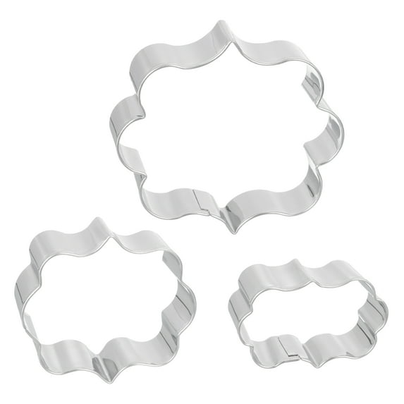 Cookie Cutter Set Rectangular Large + Medium + Small 3 Piece Set ...