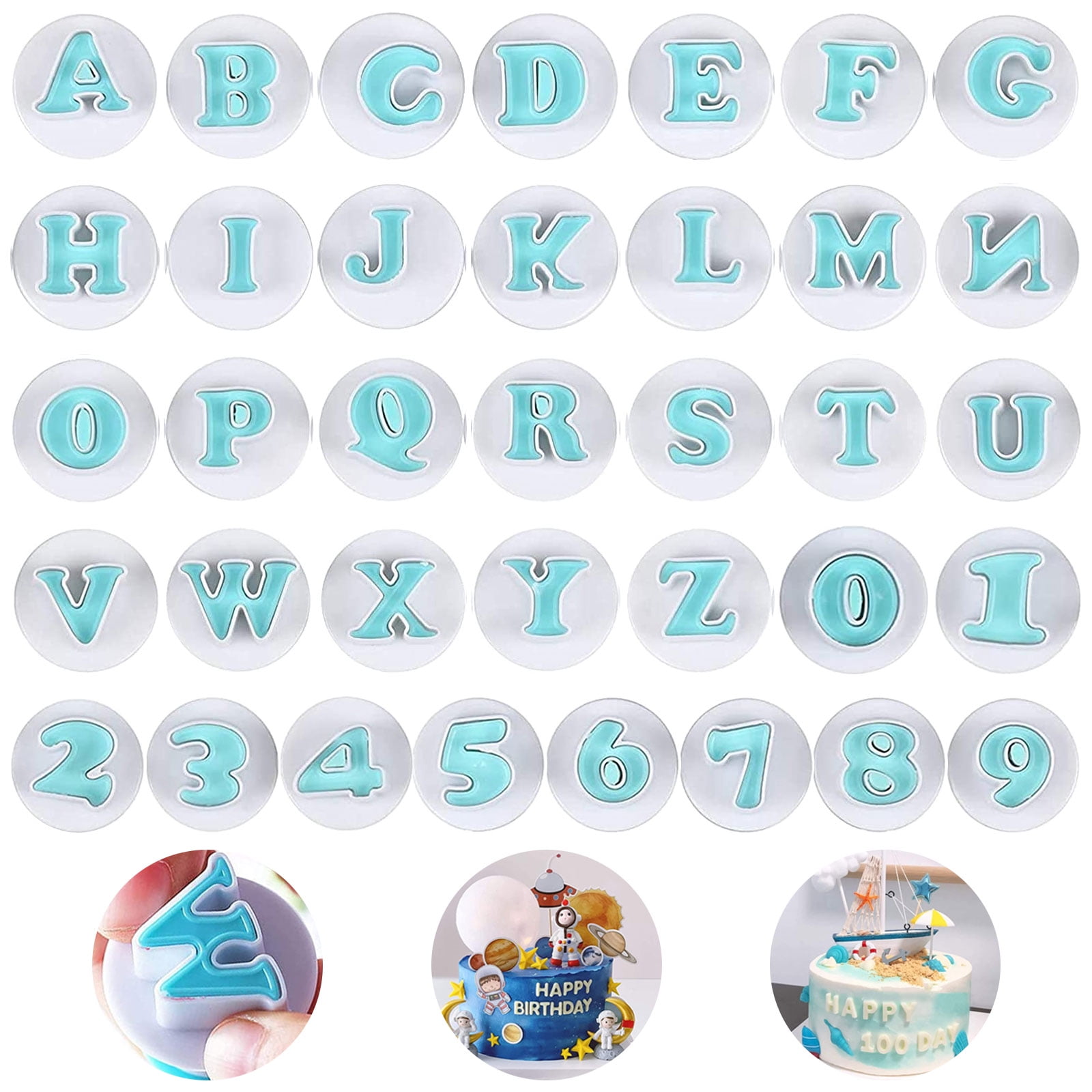 Alphabet cake clearance cutters