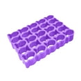 thumbnail image 1 of Cookie Cutters, 25-in-1 Goldfish Shaped Cookie Cutter Set, Mini Baking Molds for Dough Vegetables Efficient Plastic Kitchen Tool, Purple, 1 of 7