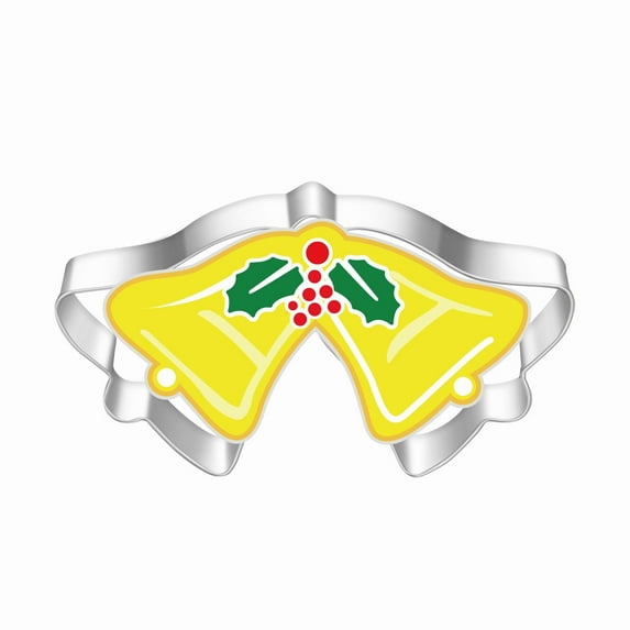 Cookie Cutters,Large Christmas Cookie Cutters 4" Holiday Cookie Cutters Stainless With Recipe Instruction Snowman Christmas Tree Snowflake..