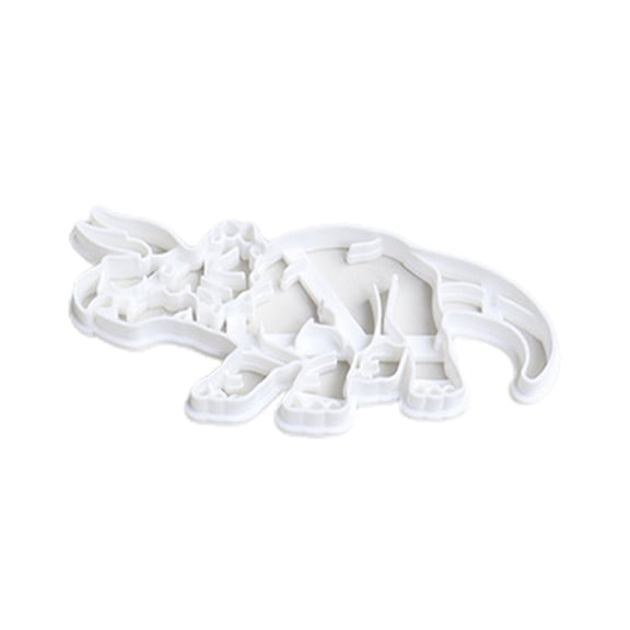 Cookie Cutters Plastic Dinosaur Theme Pressable Biscuit Molds Cookie Stamps Chocolate Mold Kitchen Pastries Tool