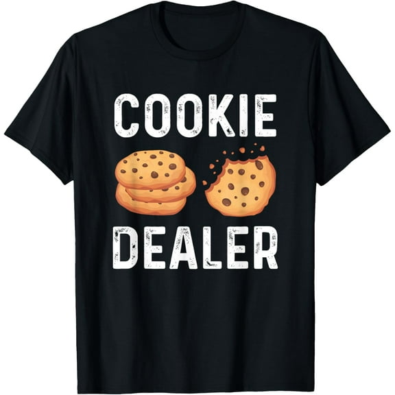 Cookie Dealer - Cookie Lover Cookie Baker T-Shirt100% pure cotton short-sleeved shirt for both men and women