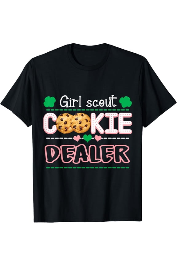 Cookie Dealer Scout for Girls Funny Scouting Family Matching T-Shirt
