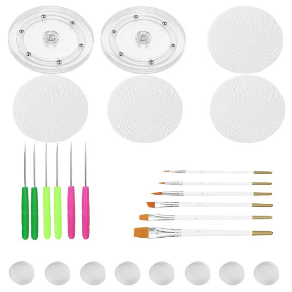 Cookie Decorating Kit Supplies Including Cookie Turntable, Cookie Scribe Needle
