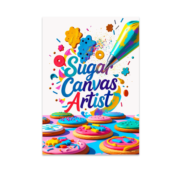 Cookie Decorating Scene Art - Baking Enthusiast - 13x19 Poster Print