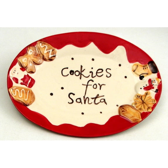 "Cookie For Santa" Plate