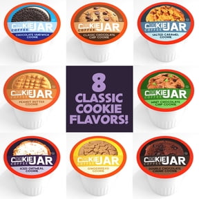 Cookie Jar Coffee Variety Pack Pods for Keurig K Cup Brewers, 40 Count