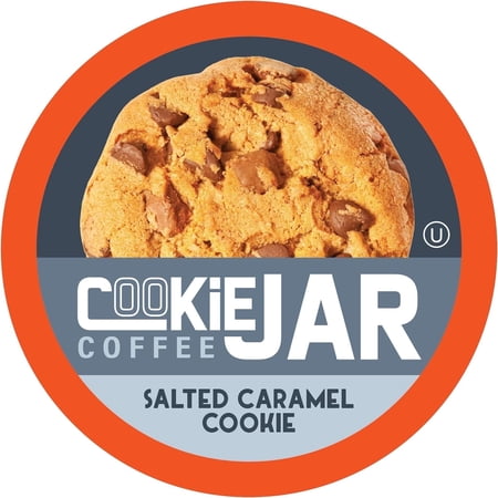 Cookie Jar Salted Caramel Flavored Coffee Pods for Keurig, 40 Ct