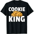 thumbnail image 1 of Cookie King Gift Chocolate Chip Dealer T-ShirtPure cotton short-sleeved shirts for both men and women, 1 of 6