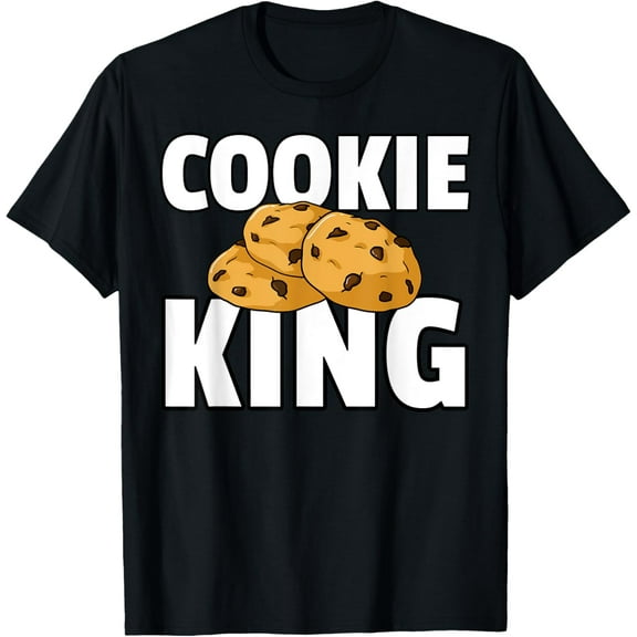 Cookie King Gift Chocolate Chip Dealer T-ShirtPure cotton short-sleeved shirts for both men and women