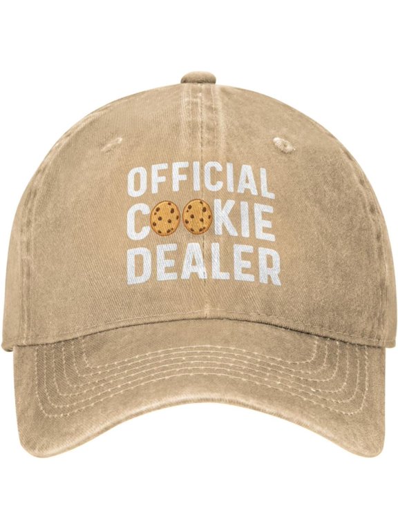 Cookie Lover Hat Official Cookie Dealer Hat for Men Dad Hats Trendy Cap