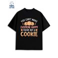 thumbnail image 1 of Cookie Lover Tee for men funny humor 180G 100% Cotton black funny humor husband Basic Unisex Shirt Printed tshirts Vintage Unisex Shirt Cotton tshirts Original Unisex Shirt Graphic tshirts, 1 of 7