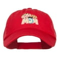 thumbnail image 1 of Cookie Mom Patched Low Profile Cap - Red OSFM, 1 of 5