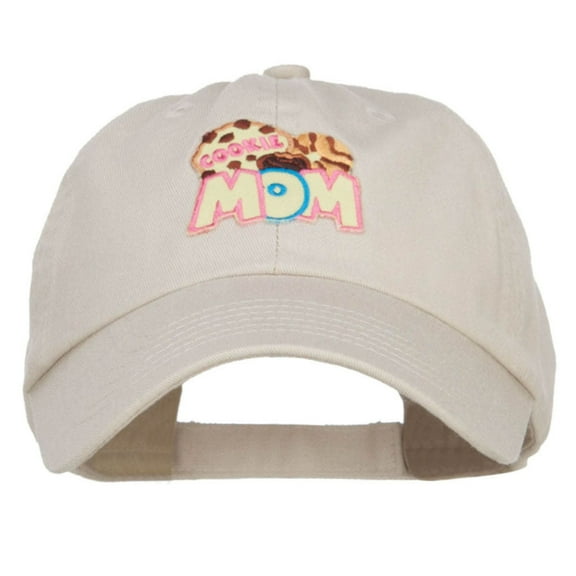 Cookie Mom Patched Low Profile Cap - Stone OSFM