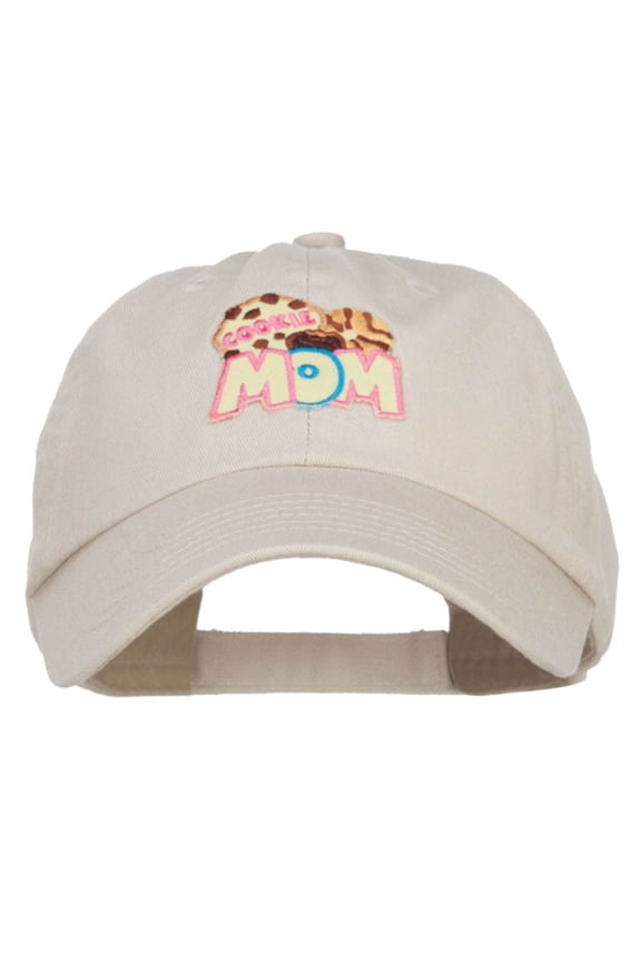 Cookie Mom Patched Low Profile Cap - Stone OSFM