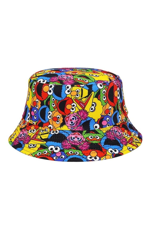 Cookie Monster And Friends Characters Adult Size Bucket Hat