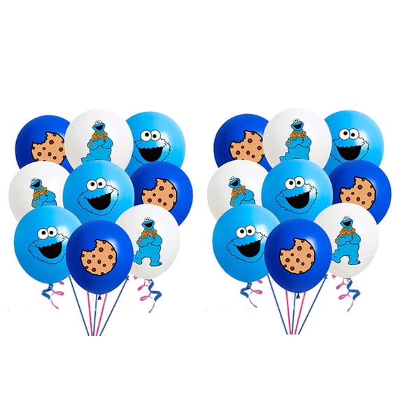 Cookie Monster Balloons Party Supplies Birthday Favors Decorations Decor Kit Latex