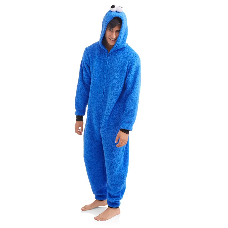 Cookie Monster Men s Onesie Union Suit