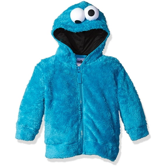 Sesame Street boys Cookie Monster Costume Hoodie Hooded Sweatshirt, Cookie Monster, 5T US