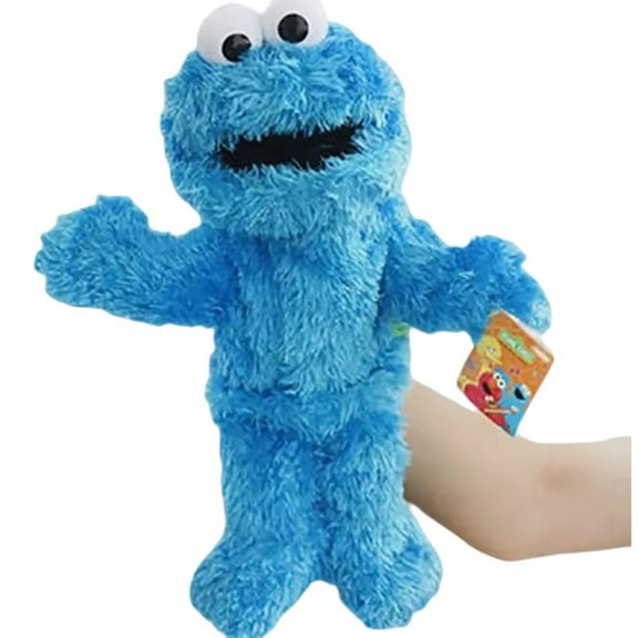Cookie Monster SesameStreet Puppets Plush Hand Puppet Muppet, 13", 1 count