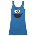 thumbnail image 1 of Cookie Monster Womens Blue Slim Fit Stretchy Tank Dress X-Small, 1 of 3