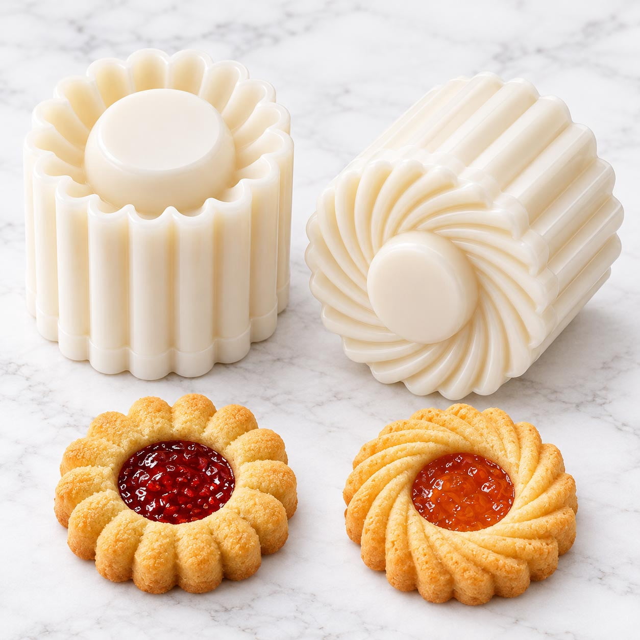 Cookie Press, Christmas Tree Cookie Press, Double-Sided ABS Mold ...