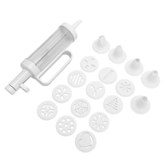 Cookie Press Set - Professional Biscuit Maker with Decorative Tips for Baking