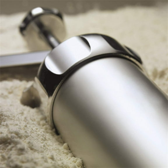 Cookie Press Spritz Kit Stainless Steel Baking Set 20 Discs 4 Icing Tips DIY Cookie Maker Kitchen Decorating Tool Gift for Baking Lovers(Silver)