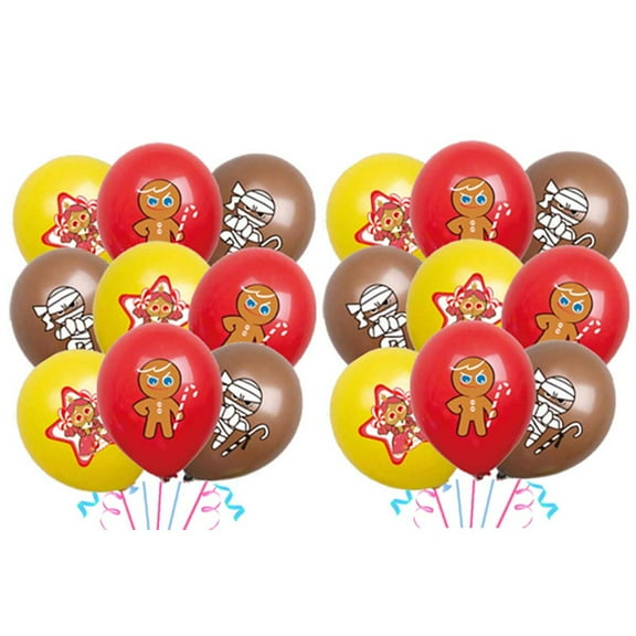 Cookie Run Balloons Party Supplies Birthday Favors Decorations Decor Kit Latex