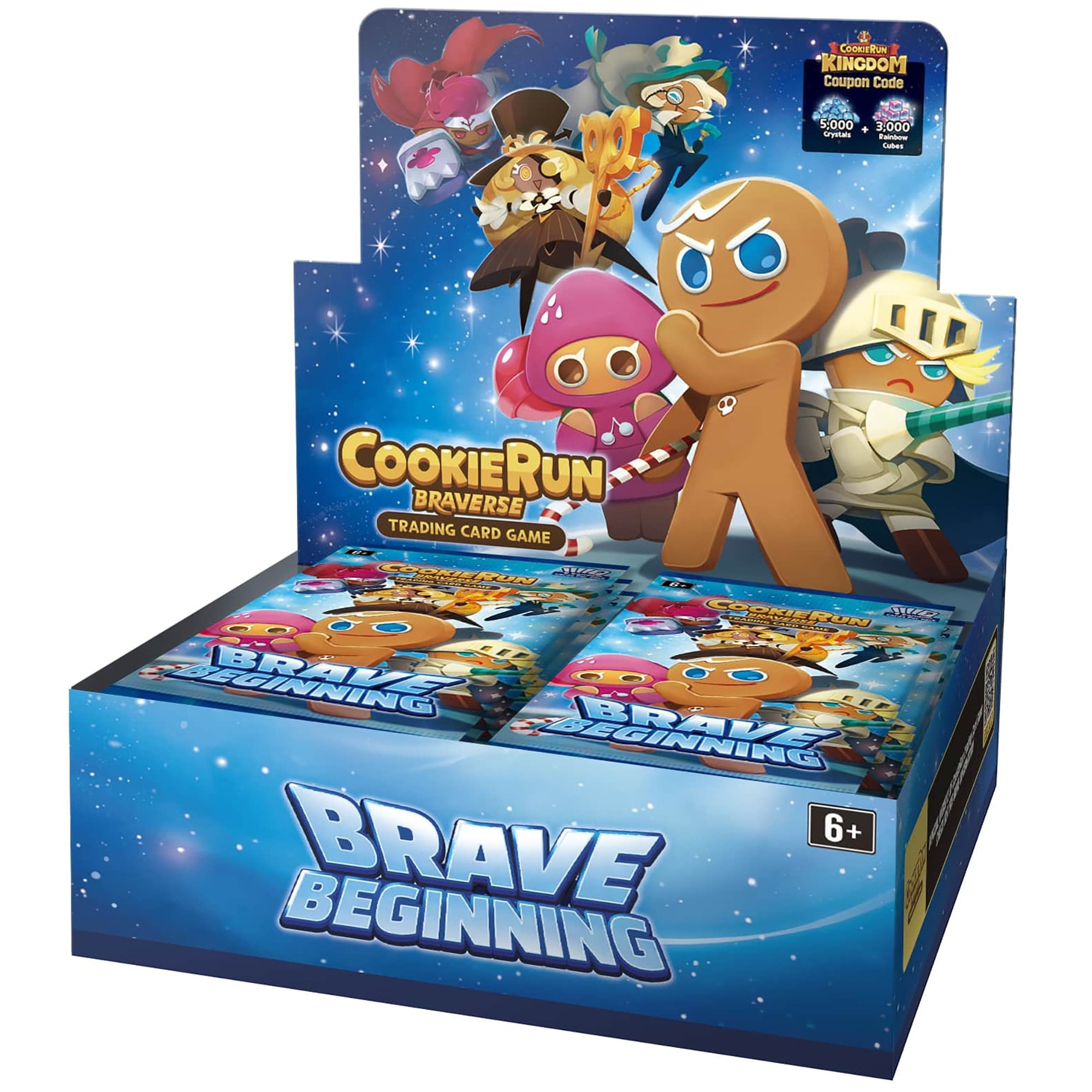 CookieRun: Braverse Trading Card Game - Brave Beginning Booster Display - Includes 28 Booster Packs With 9 Cards Each, Competitive Battle TCG