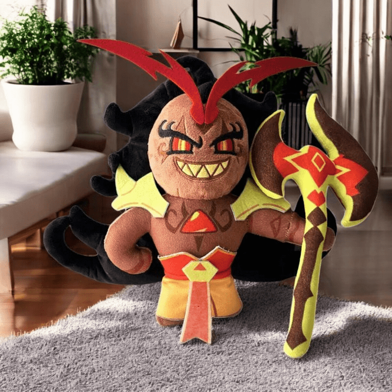 Cookie Run Kingdom Plush - Shadow Milk Cookie Plush - GingerBrave