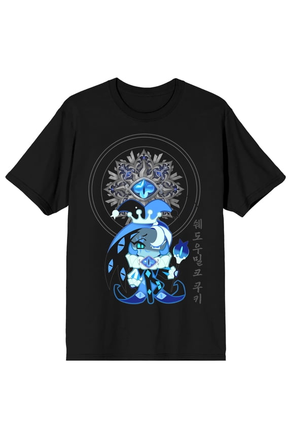 Cookie Run Kingdom Shadow Milk Cookie Men's Graphic T-Shirt Short Sleeve Officially Licensed-6XL