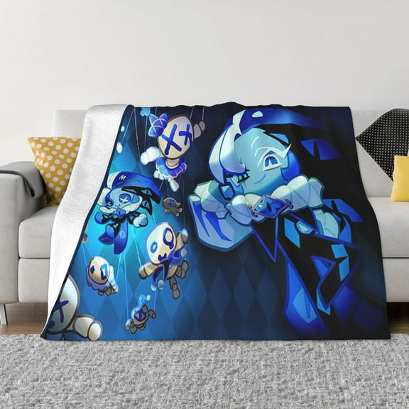 Cookie Run Kingdom Soft Micro Fleece Blanket Throw Lightweight Flannel Blankets for Bed Couch Sofa