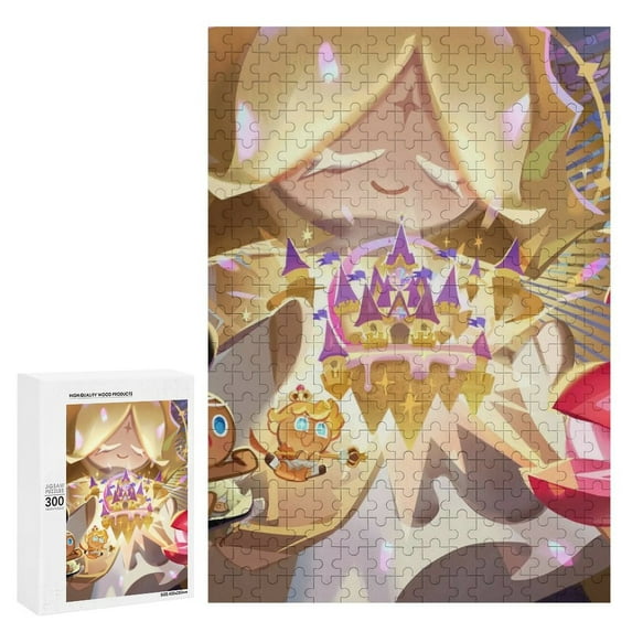Cookie Run Kingdom Wooden Puzzle for Adults Challenging Jigsaw Puzzle