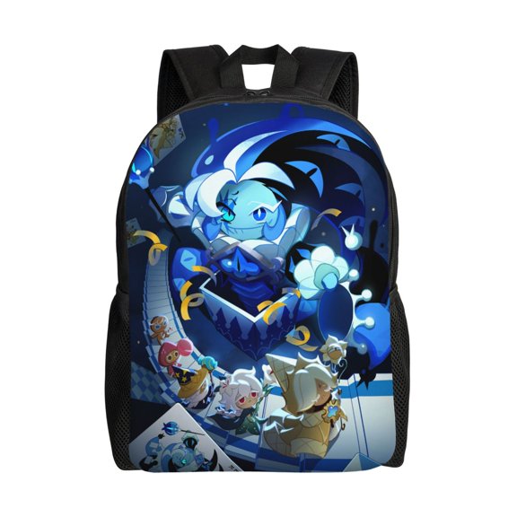Cookie Run Lightweight Backpack Laptop Shoulders Bag Bookbag Daypack Travel Women Men