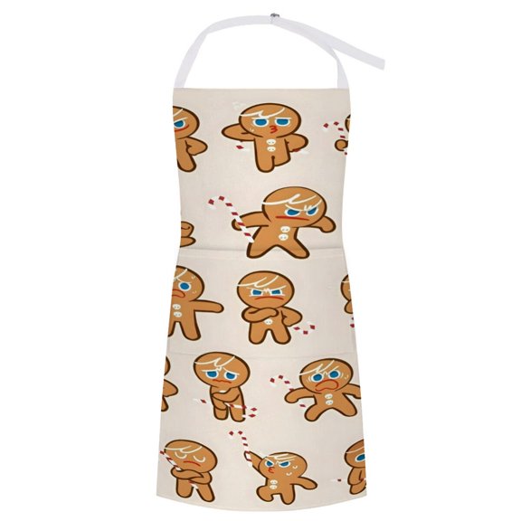 Cookie Run Pattern Apron Fashionable And Durable The Focus Of Gatherings The New Favorite In The Kitchen Showcasing Personal Taste