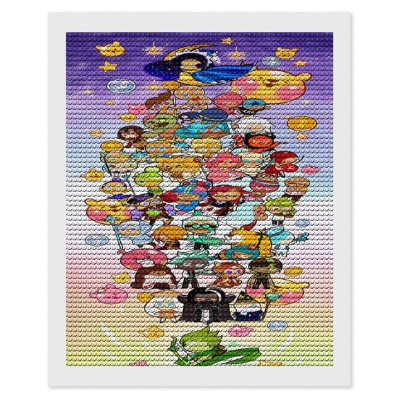 Cookie Run Picture Paintings Canvas Diamond Art Prints Wall Hang Decoration Home Game Gifts