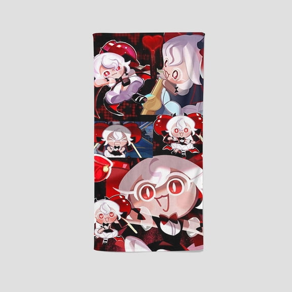 Cookie Run's one-sided towel showcases a unique design, serving as a custom gift for fans. Perfect for fitness, yoga, boxing, and sunbathing, its 13.8"x28.7"35cm75cm.