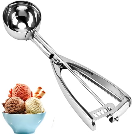 Cookie Scoop, Ice Cream Scoop,18/8 Stainless Steel, Cookie Scoops for Baking, 2Tbsp/ 30ml/ 1oz Cookie Dough Scoop, Ice Cream Scooper with Trigger Release, Cookie Scooper for Baking(#40)