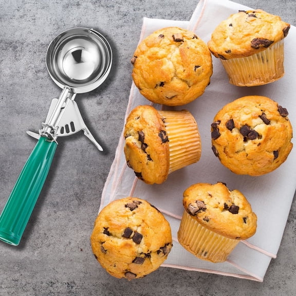 Cookie Scoop Set, Ice Cream Scoop Set, Cookie Scoops for Baking, Multiple Size Large-Medium-Small Size Disher, Stainless Steel Cupcake Scoop