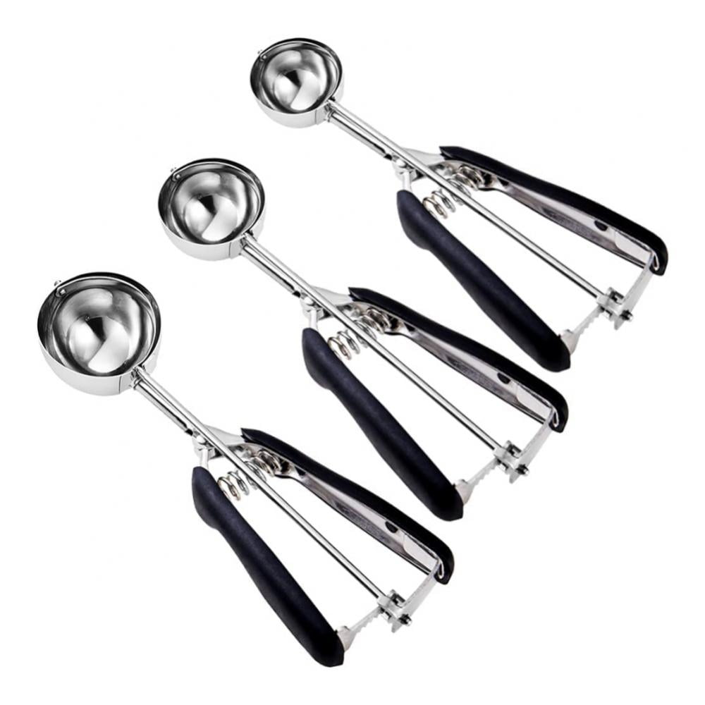 Woonny Cookie Scoop Set, 1 Tbsp 2 Tbsp 3 Tbsp, 3 PCS Baking Scoops