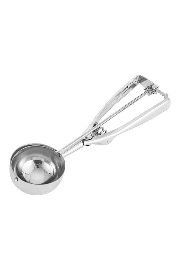 Cookie Scoop Stainless Steel Ice Cream Scoop with Trigger, Fits Right & Left Handed, Cookie Scoop for Baking, Melon Baller Scoop, Small Meatball Scoop, Cupcake Muffin Scoop (9 inch)