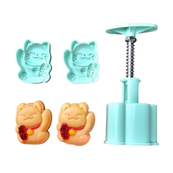 Cookie Stamp Moon Cake Maker Exquisite Pineapple Pastry Bath Bomb Press DIY Festival Decoration Hand Cutter Cake Mold